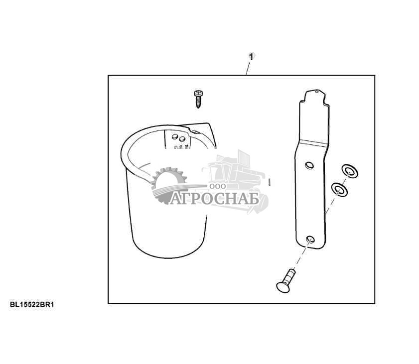 Навесное оборудование, бутылкодержатель 